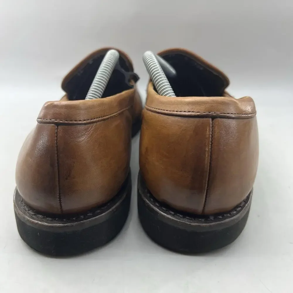 Allen Edmonds Road Warriors Bit Loafers Men Size 12 D Brown Leather Comfort Shoe